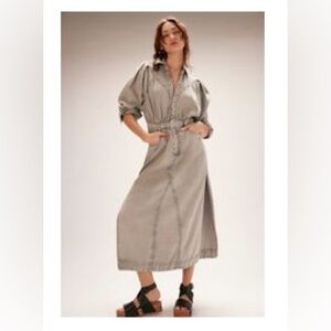 Mad Love Denim Midi Dress